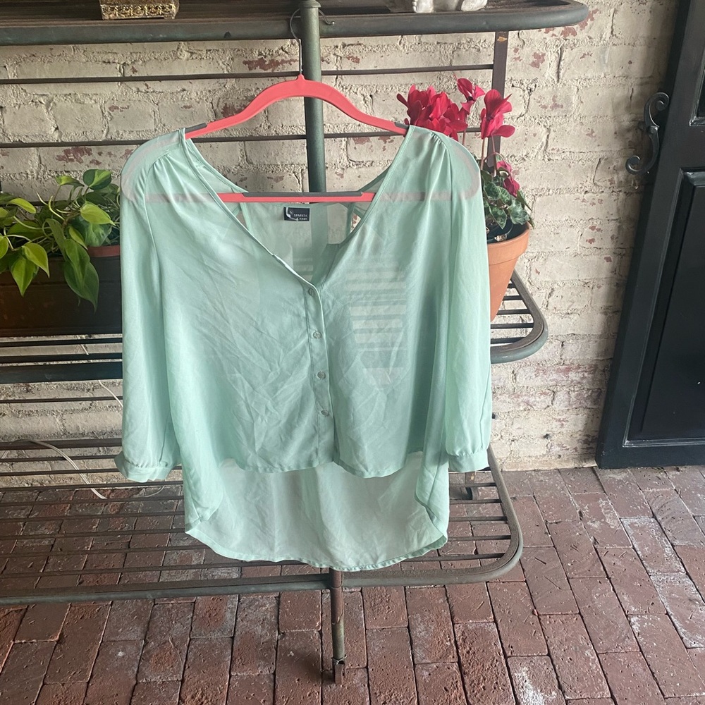 Urban outfitters high-low blouse